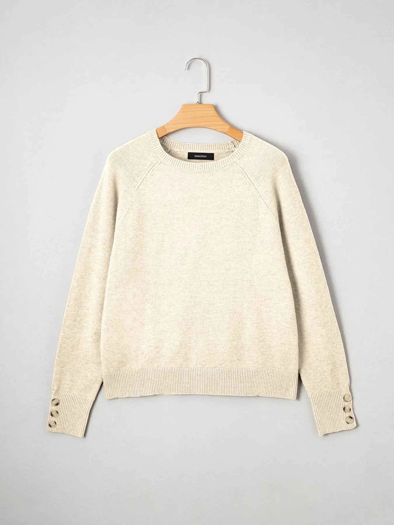 Crew Neck Long Sleeve Sweater 476dacb9-4841-4e99-ac39-c572d5d69435-Max-Origin