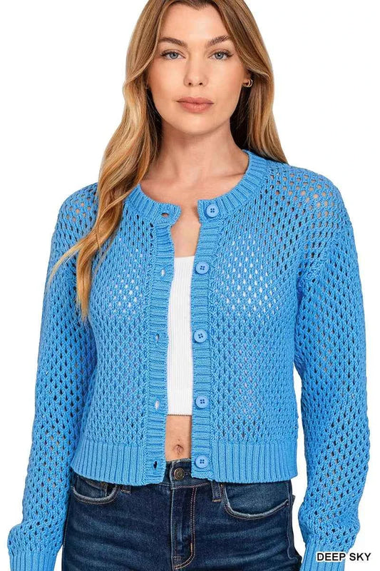 Button Down Lightweight Crochet Cardigan Sweater 47f728a9485945a4bd972e0b0179a174-Max-Origin