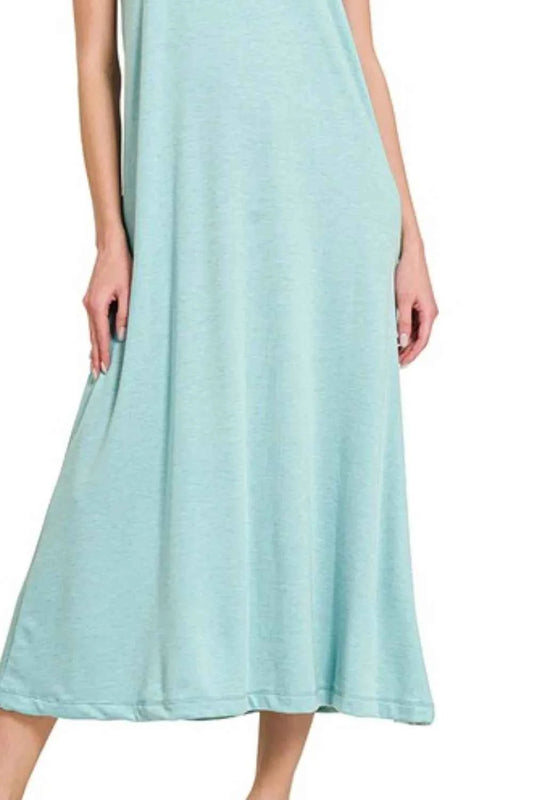 French Terry Twisted Strap Midi Dress 481b68c0-ee0f-4ee2-8a4a-77532d9b6049-Max-Origin