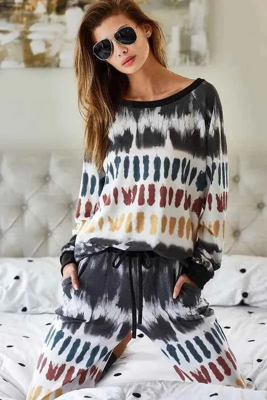 BiBi Tie Dye Print French Terry Top 482d3368f2694707b4aadc041e5a8392-Max-Origin