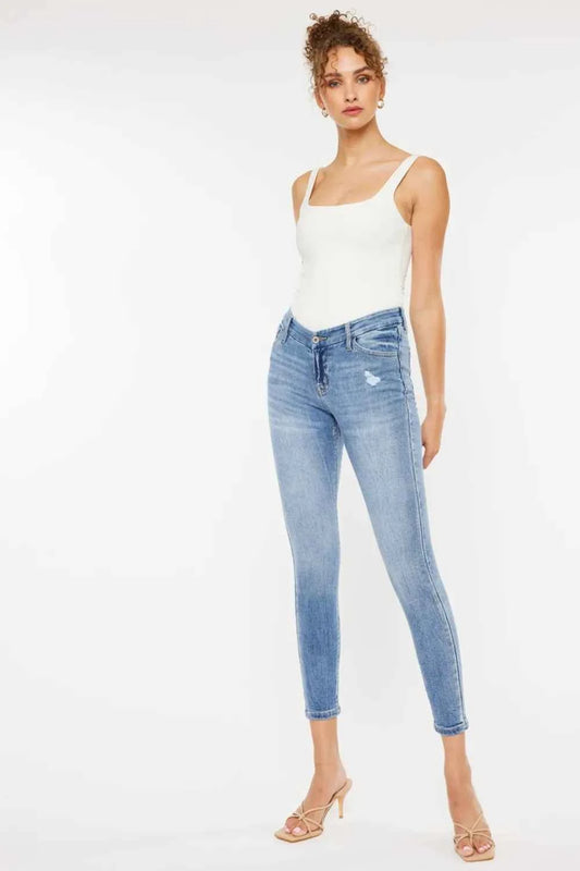 Kancan High Waist Cat's Whiskers Skinny Jeans 485c6f47-7041-44f2-bd63-e9719e9dc215-Max