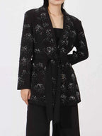 Rhinestone Button Down Long Sleeve Blazer 4879ade4-bfab-4295-a2cb-a35863a9be56-Max-Origin