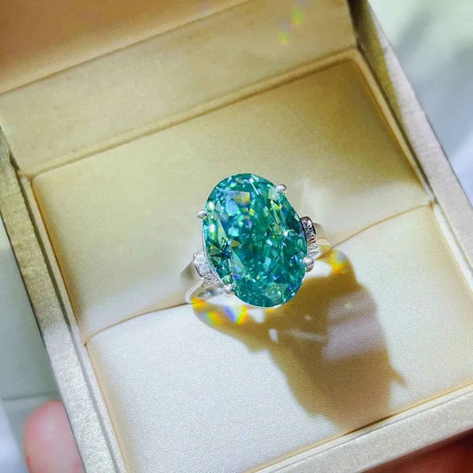 5 Carat Moissanite 925 Sterling Silver Ring Turquoise 4896b676-1fd9-4620-93c1-7c56e4f444ad-Max-Origin