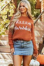 Hello Pumpkin Crewneck Sweater 48d9db53-a554-4d1e-80d7-efe1d16604af