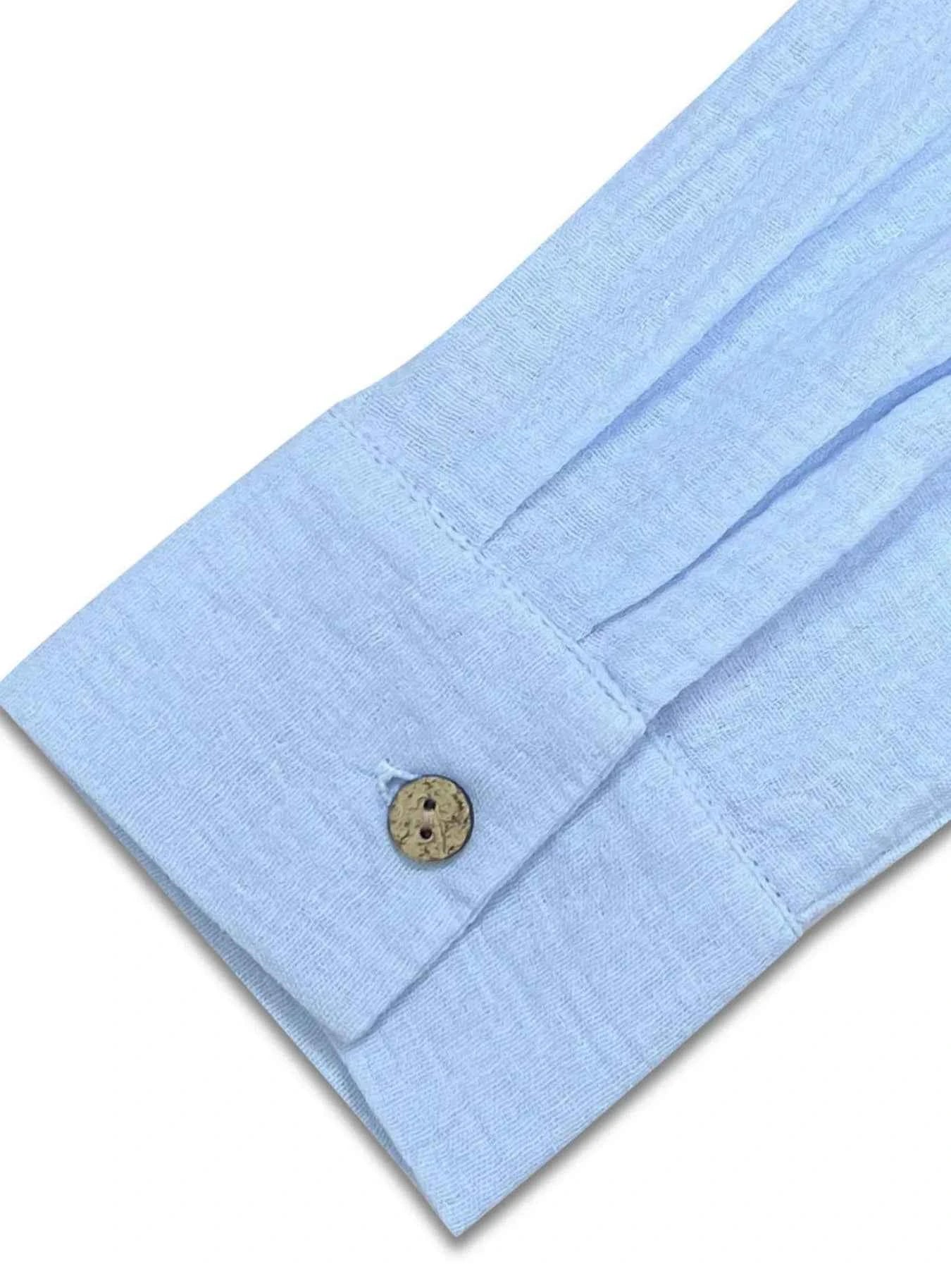 Texture Button Down Side Slit Long Sleeve Shirt 4949582d-3a0f-41c6-abe9-9543cdfb2fea-Max-Origin_c6786573-510e-48ef-a9ca-f538fbbfedc3
