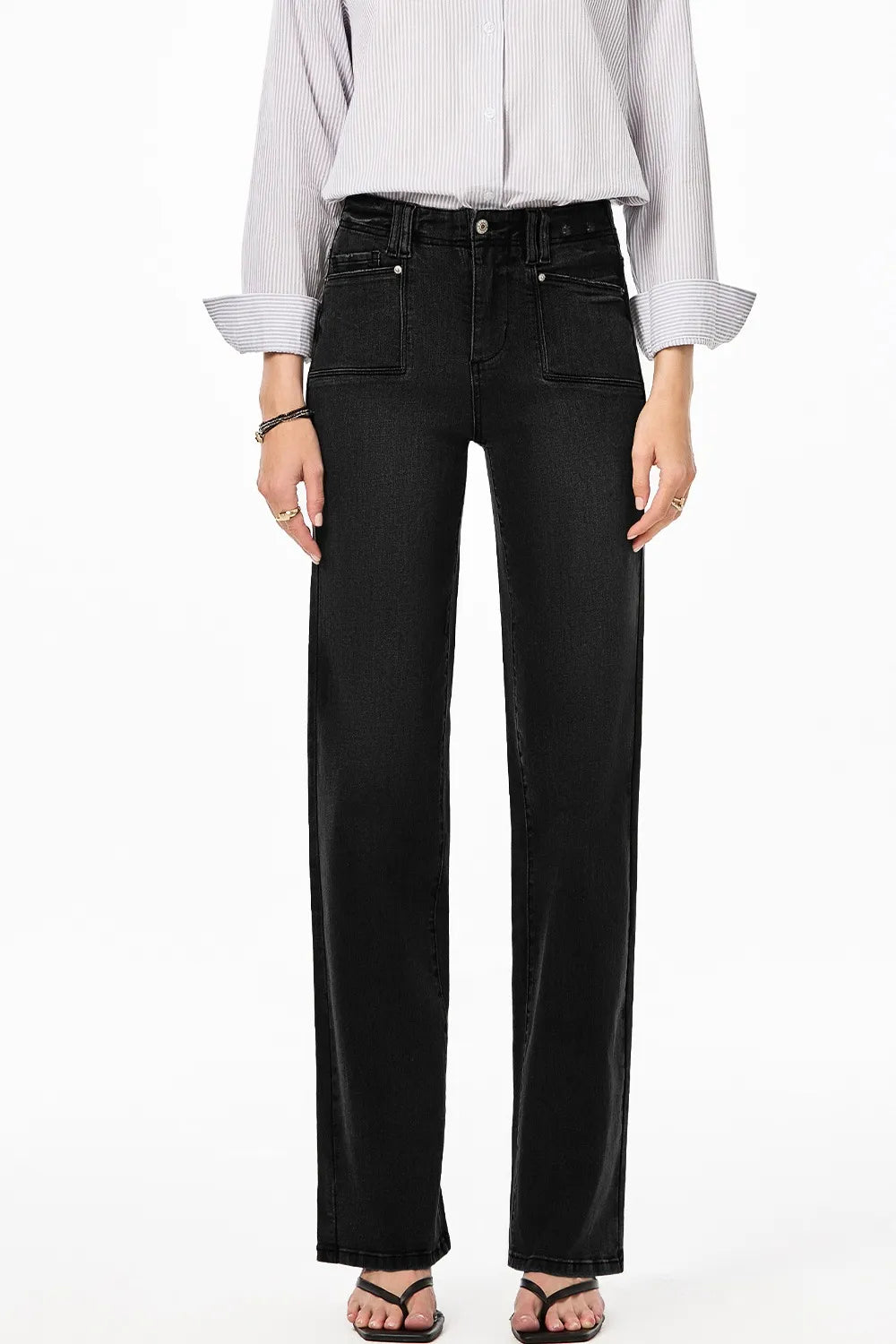 High-Waisted Wide-Leg Vintage Wash Jeans 494d5aa4-1af7-4d91-b742-5c99dd930fbb-Max-Origin