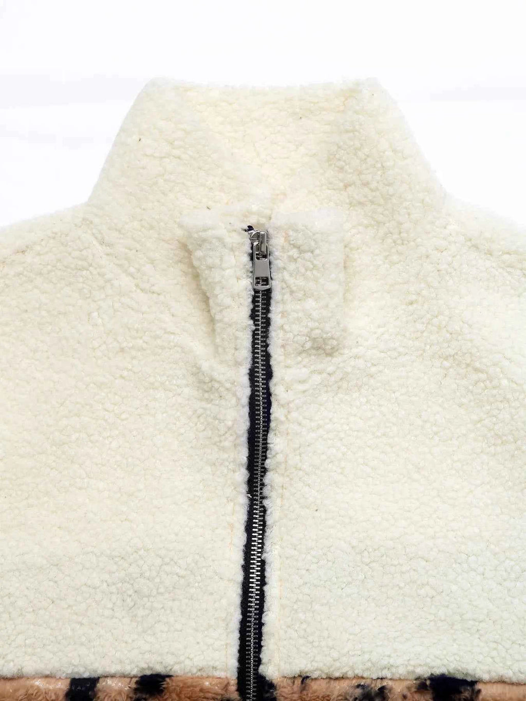 Leopard Zip Up Fleece Jacket 49ba407955b64aa592312525faee4121-Max-Origin