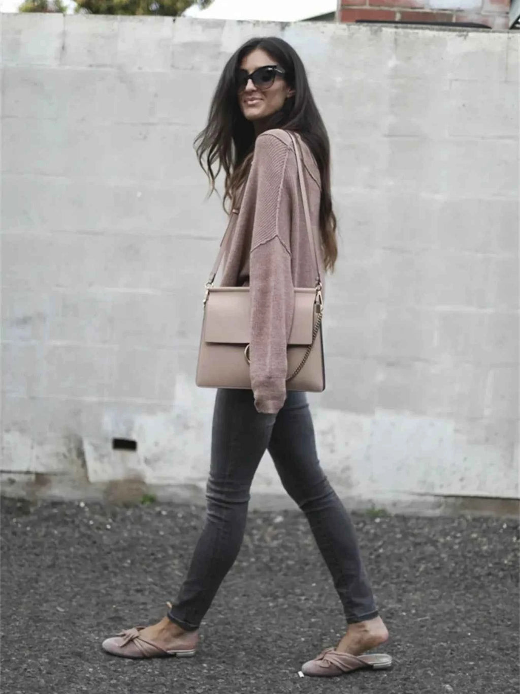 Ribbed Relaxed Fit Long Sleeve Sweater 49bb756032f144b3a346a6e9598ad698-Max-Origin
