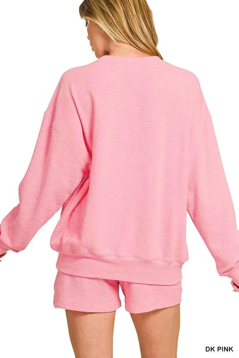 Zenana Slub Long Sleeve Top and Shorts Set 49d0dbb936e844c8b03b429fab5424aa-Max-Origin