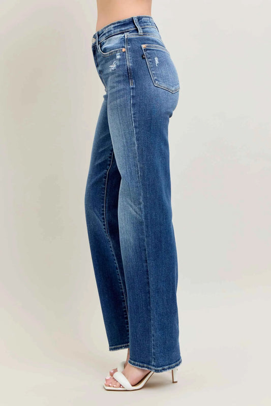 Full Size High Waist 90's Straight Leg Jeans Plus Size 49d1f7718c51427db2177727d63a96e4-Max-Origin
