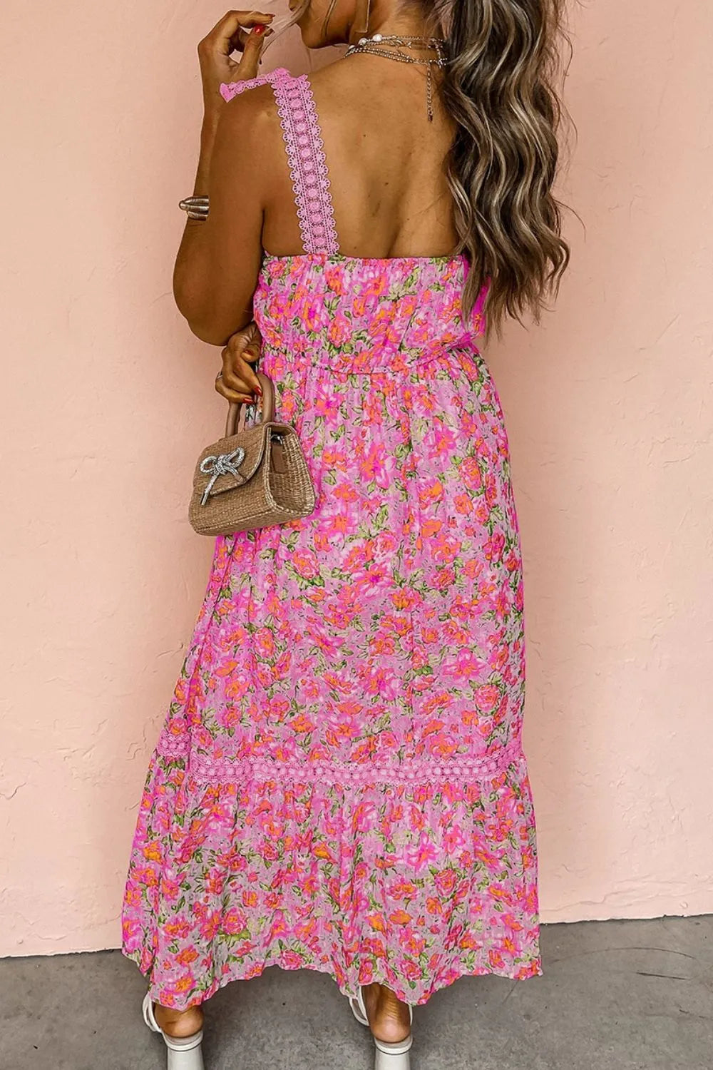 Floral Lace Wide Strap Square Neck Maxi Dress 49e8d117-c197-4669-8e9b-bffa8a1ce1ec-Max-Origin