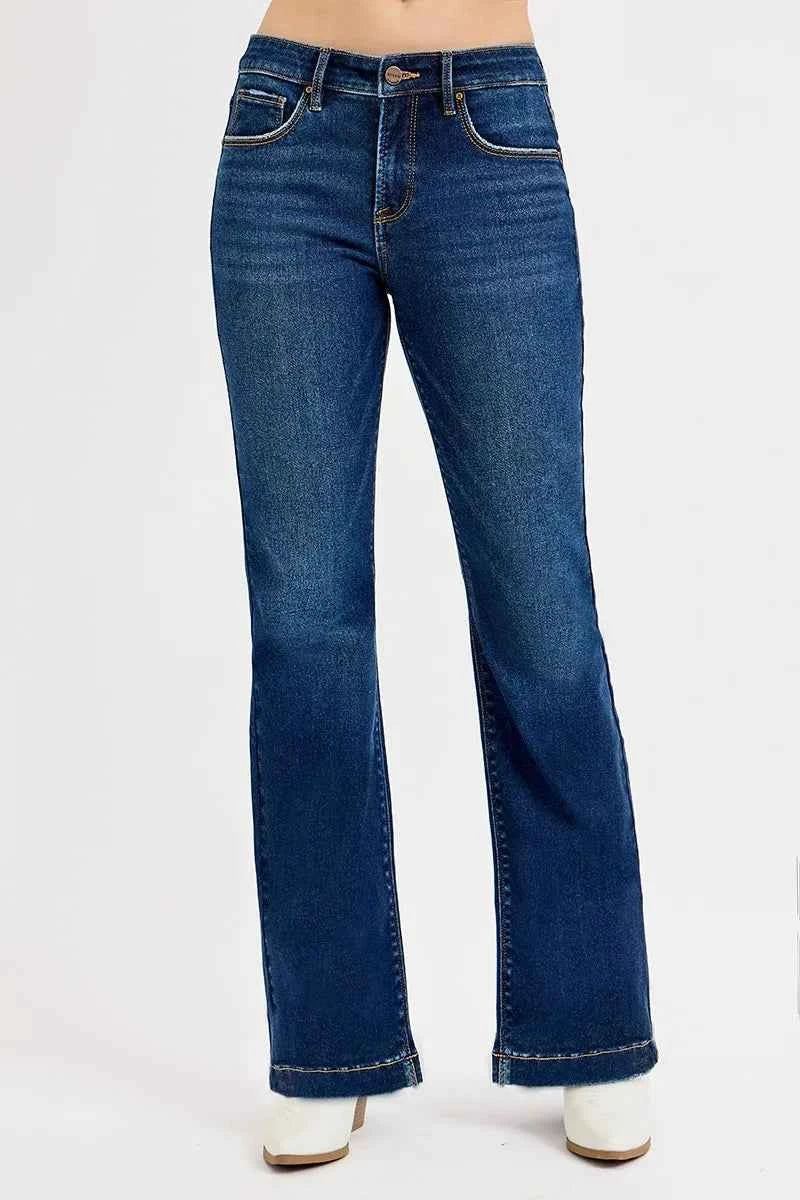 RISEN Full SIze Tummy Control Mid Rise Flare Jeans Plus SIze 49ead851577c437c911fb1ecffdf2d59-Max-Origin