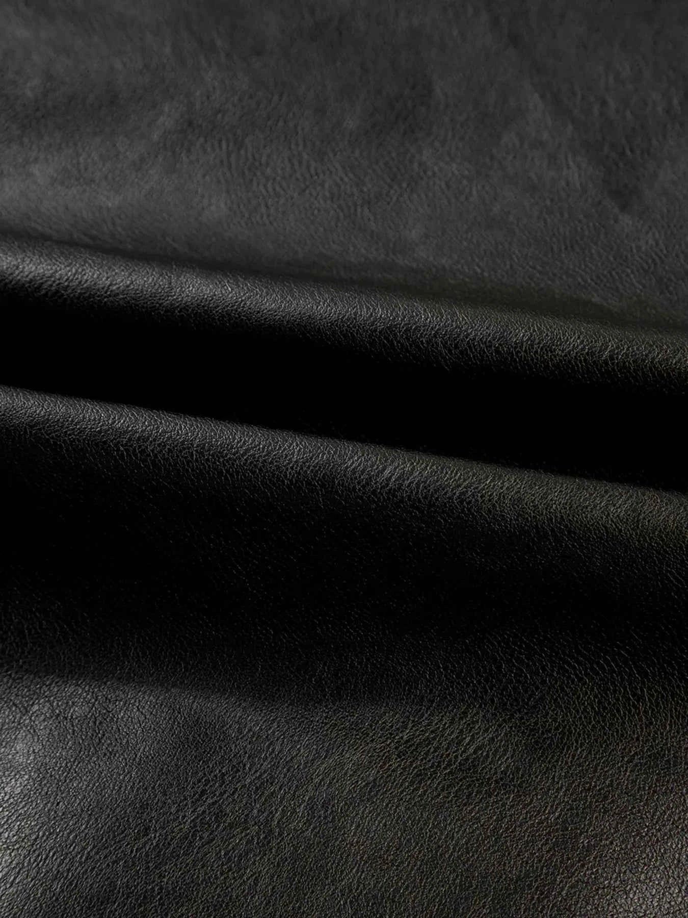 Faux Leather Buttoned Front Boxy Jacket 4a12fb87b1014b3299ba0011f6da588f-Max-Origin