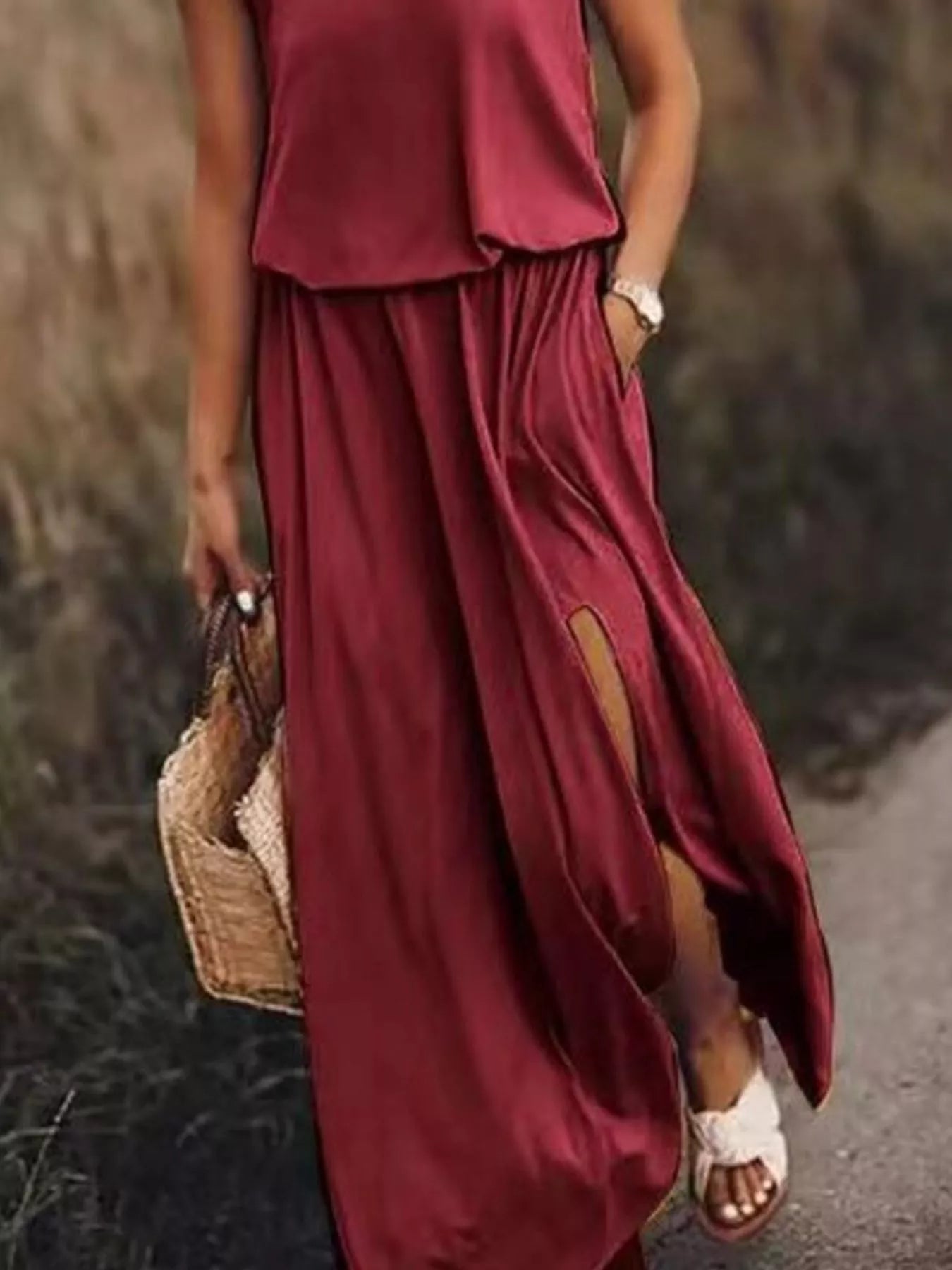 Full Size Round Neck Sleeveless Slit Maxi Dress Plus Size 4a19c0dc-3b4d-4340-b7f9-4f9c393fcd5a-Max-Origin