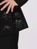 Rhinestone Button Down Long Sleeve Blazer 4a2fd5d0-1560-4211-bfe7-8a1cc0378c60-Max-Origin