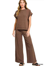 Zenana Cotton Slub Short Sleeve Tee and Pants Set BROWN 4a6131aee5b94aa8aad4e5672bfcd5a4-Max-Origin