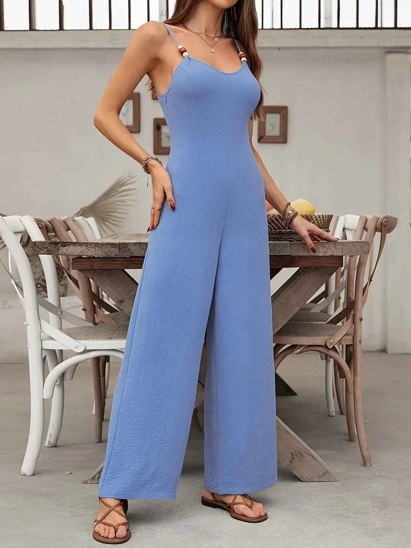 Spaghetti Strap Wide Leg Jumpsuit 4a6e08272ee3473493d37050c8db0892-Max-Origin