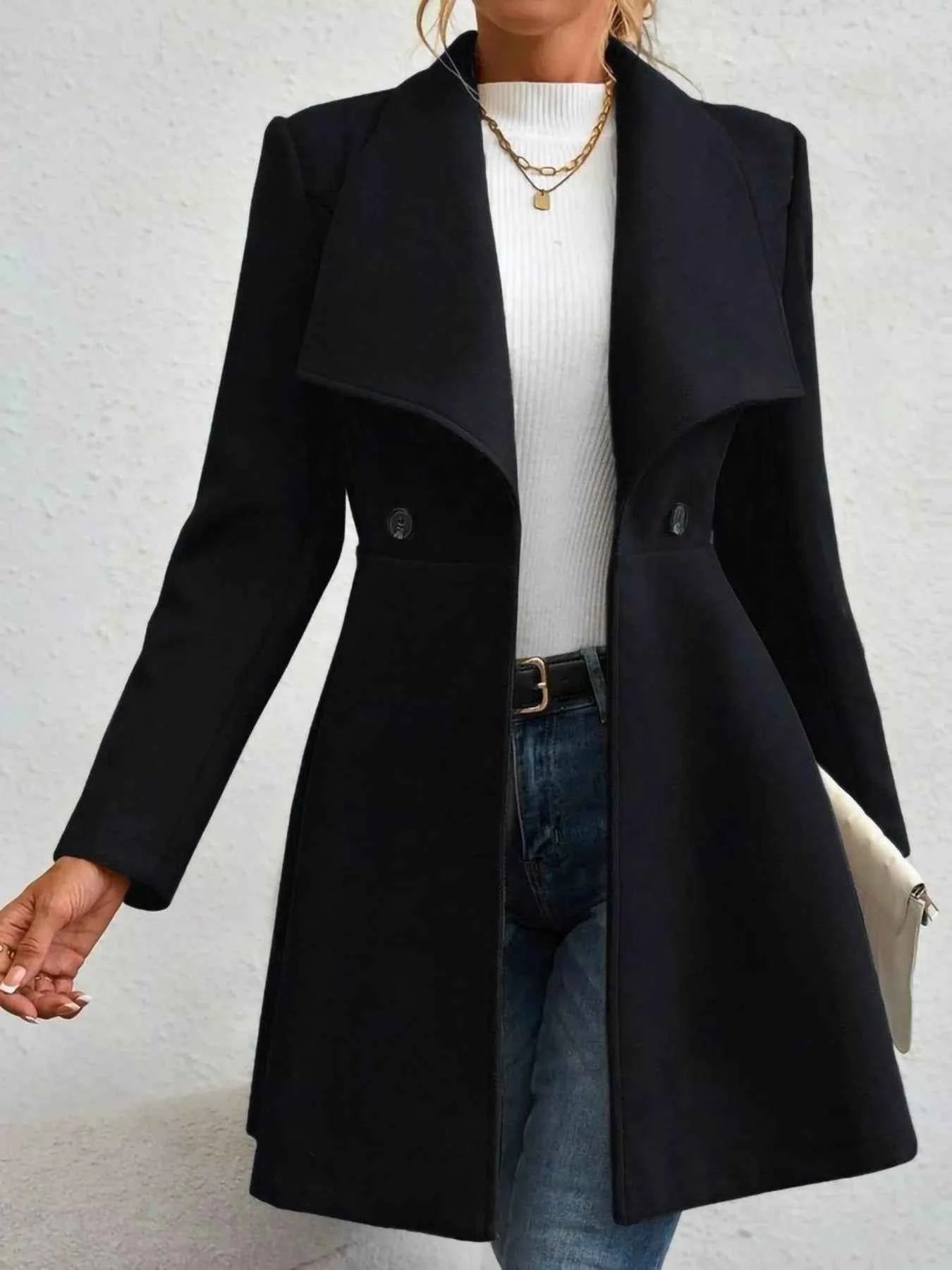 Double-Breasted Wool Blend Coat 4a706f4abdce4fe0b4d11ddfe65a9195-Max-Origin