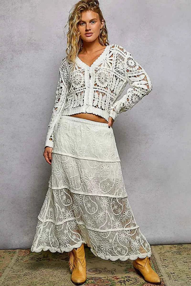 POL Button Down V-Neck Long Sleeve Cropped Crochet Cardigan 4a71fc6e-1846-46ce-ad28-f90f454f9ced-Max-Origin