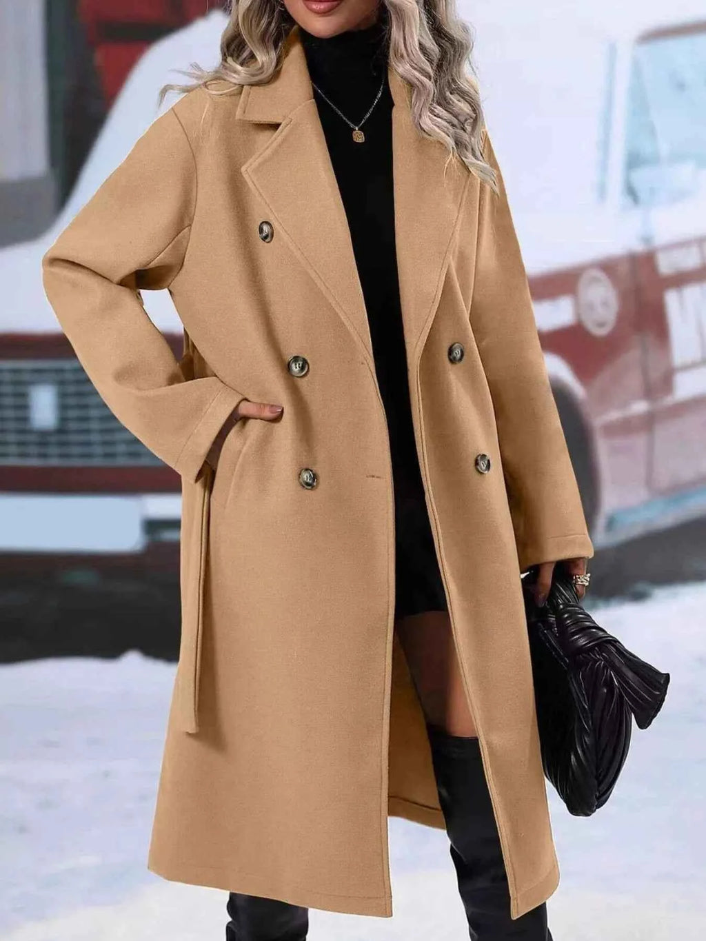 Double-Breasted Tie Waist Coat 4aa4212a-9c42-4497-b6e2-06605bc6677c-Max-Origin