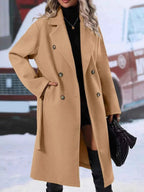 Double-Breasted Tie Waist Coat 4aa4212a-9c42-4497-b6e2-06605bc6677c-Max-Origin