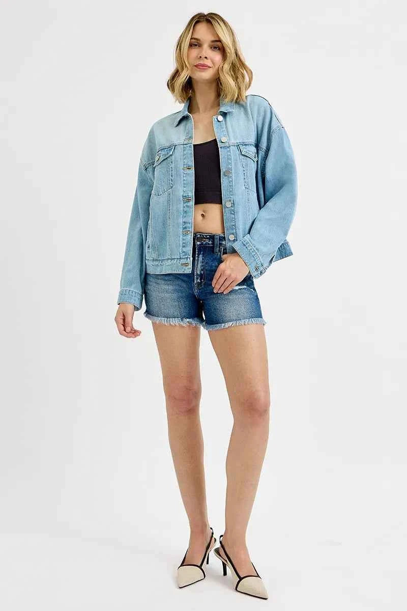 RISEN Washed Dropped Shoulder Denim Jacket 4abf819335294f15b69445c0f063fc50-Max-Origin