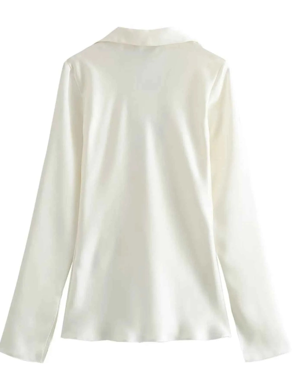 Satin Tie-Front Long Sleeve Shirt 4afe1ce26b8247df8a82bb365ee243c0-Max-Origin