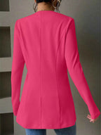 One Button Long Sleeve Blazer 4b075d38857b42a086383a4a13a9fd5e-Max-Origin