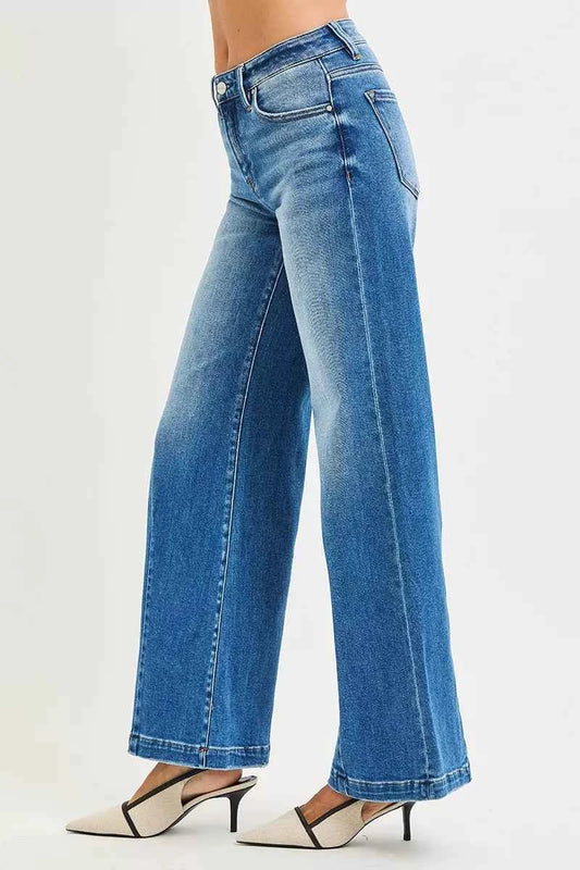 Full Size Mid Rise Wide Leg Jeans with Flared Look Plus Size 4b0c390d0eee409bbab8e034739a9ab5-Max-Origin