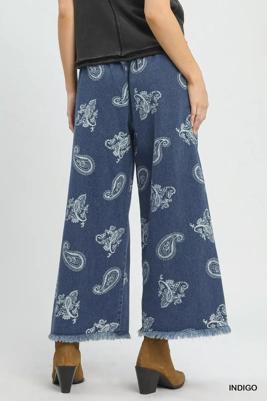 Denim Paisley Wide-Leg Pants 4b155907-fe90-4754-bd5a-2343a8559007-Max-Origin