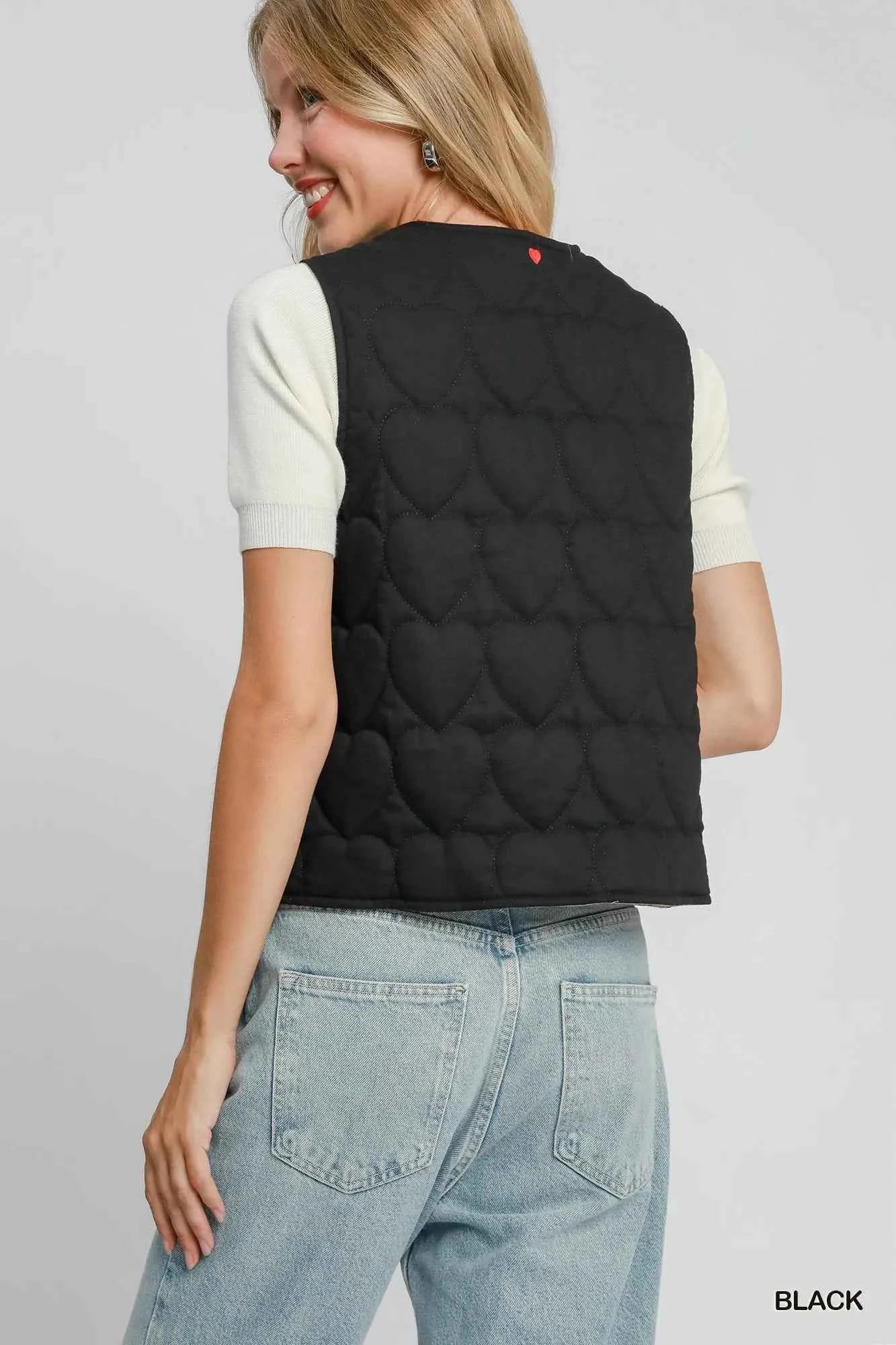 Umgee Heart Quilted Tie-Front Vest 4b4283ae-f47a-48ec-82f2-51128b6e8cf8-Max-Origin