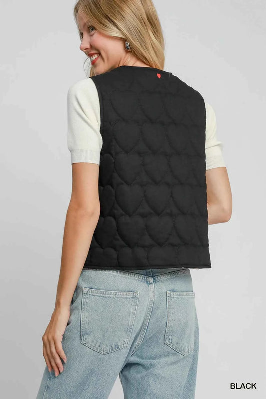 Heart Quilted Tie-Front Vest 4b4283ae-f47a-48ec-82f2-51128b6e8cf8-Max-Origin