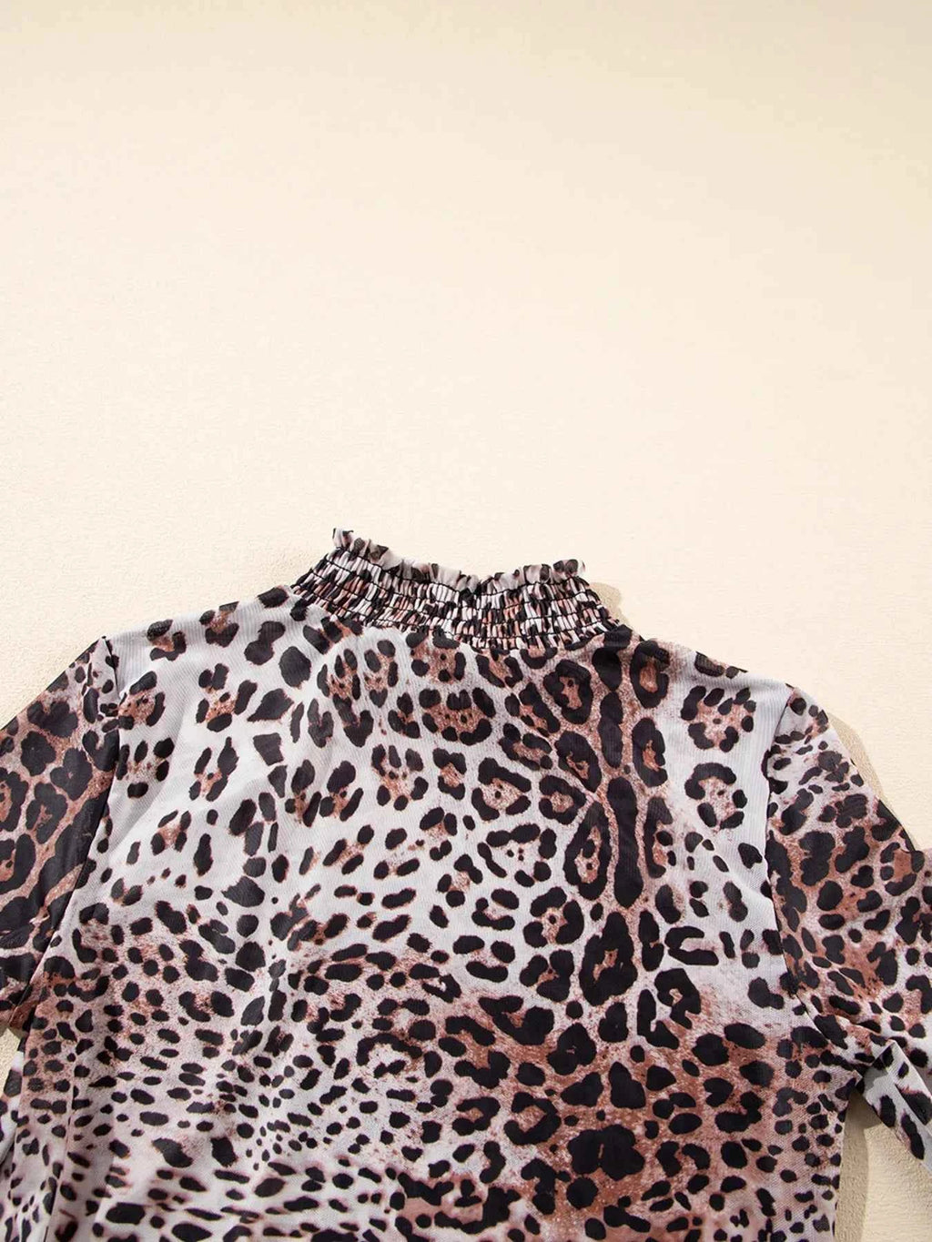 Leopard Print Long Sleeve Mock Neck Bodysuit 4b45d743fa834b6a84ca6600bbd2eb92-Max-Origin