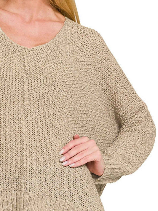 Dolman Sleeve V-Neck Sweater 4b93c307-a355-42fc-8759-8ecb593701b1-Max-Origin