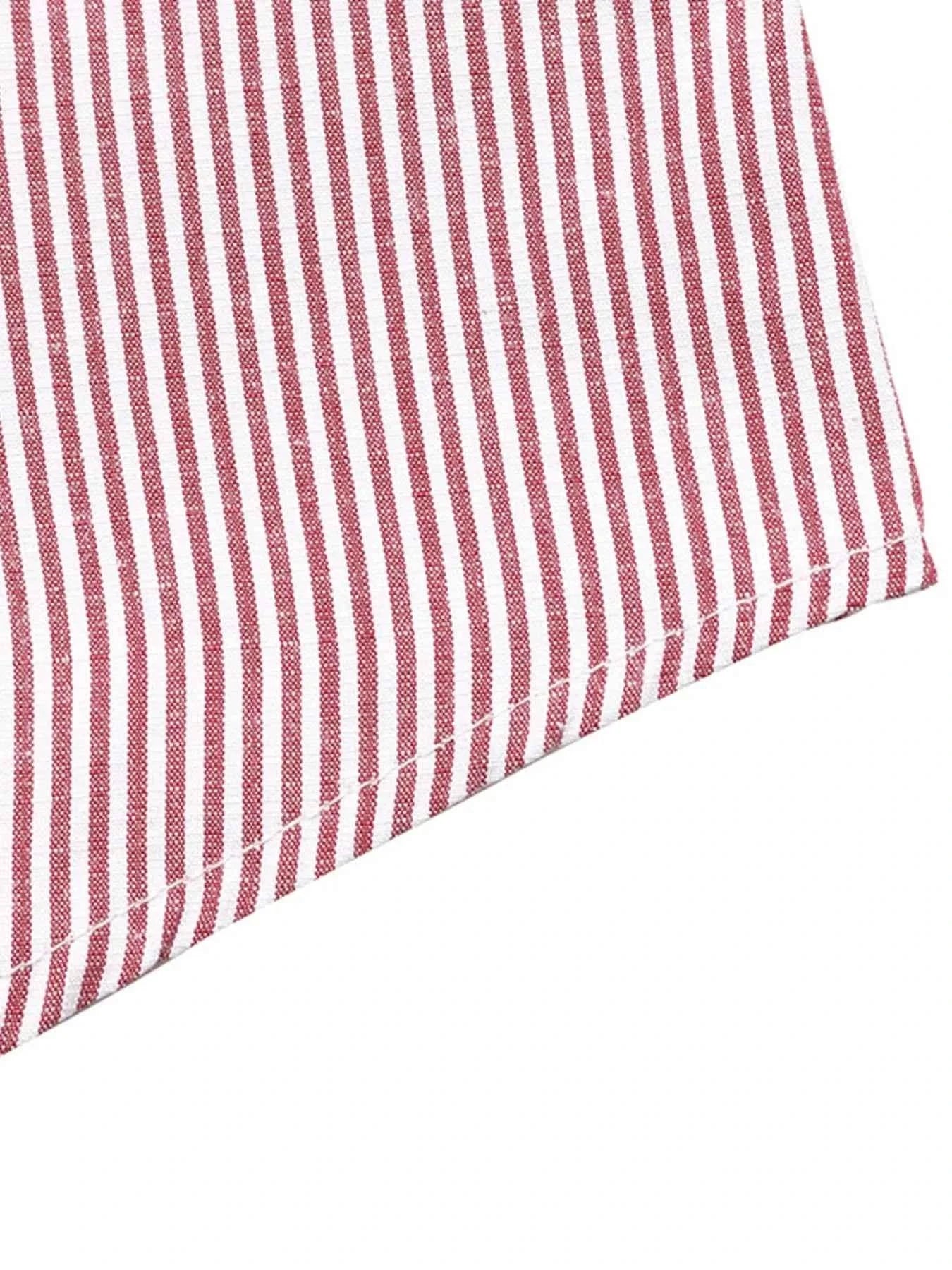 Striped Balloon Sleeve Button-Up Shirt 4b969e618e394212ba1ee818587e1a95-Max-Origin