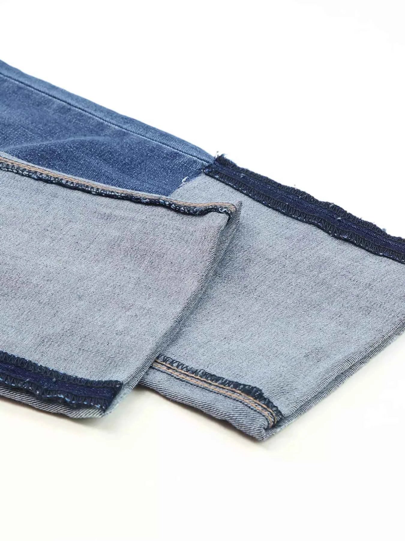 High Waist Distressed Straight Leg Jeans 4c3714856c044619a8c05729ec924ea1-Max-Origin