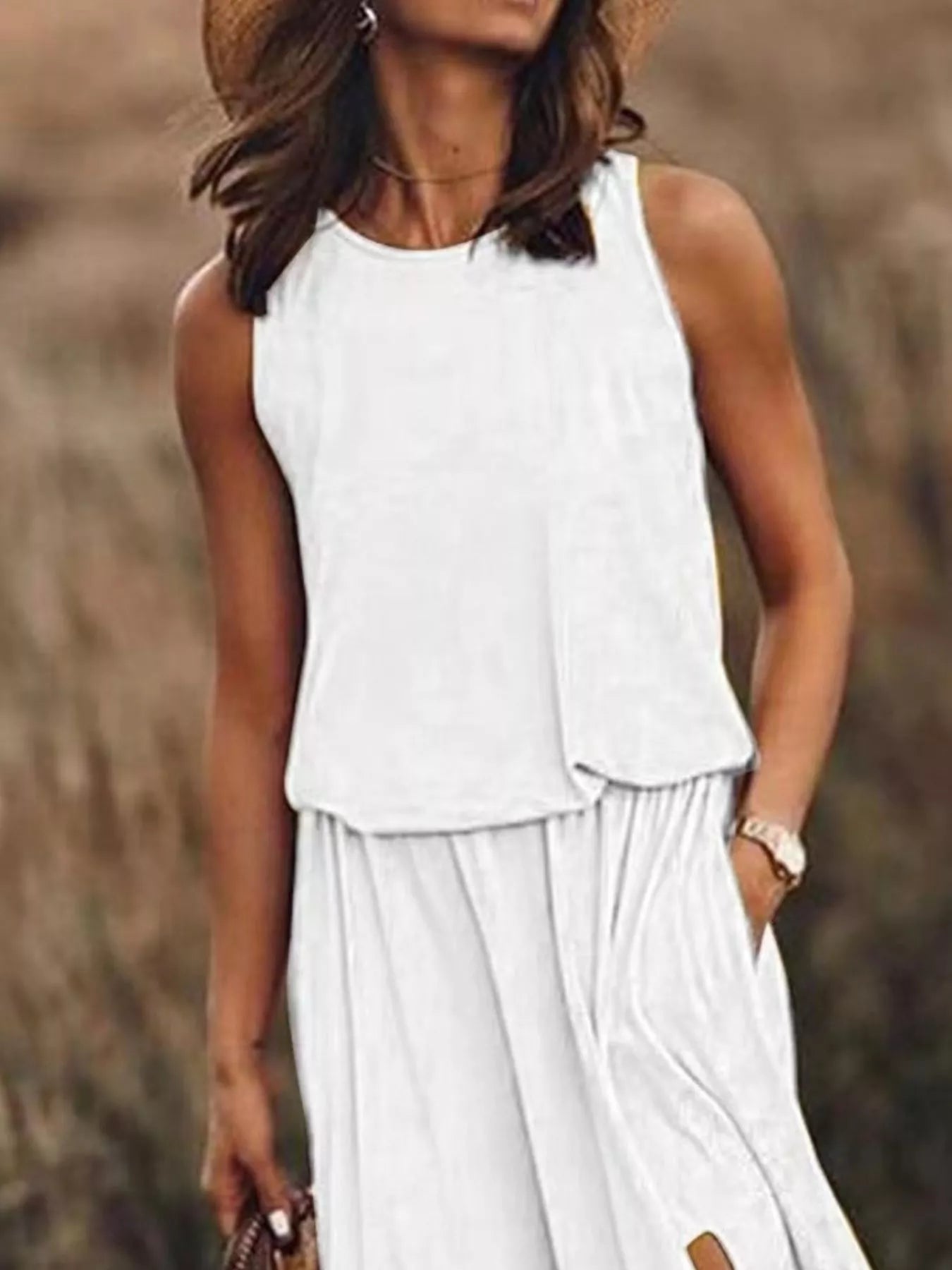Full Size Round Neck Sleeveless Slit Maxi Dress Plus Size 4c3cb845-626b-4994-a5b5-f5ad7e73c687-Max-Origin