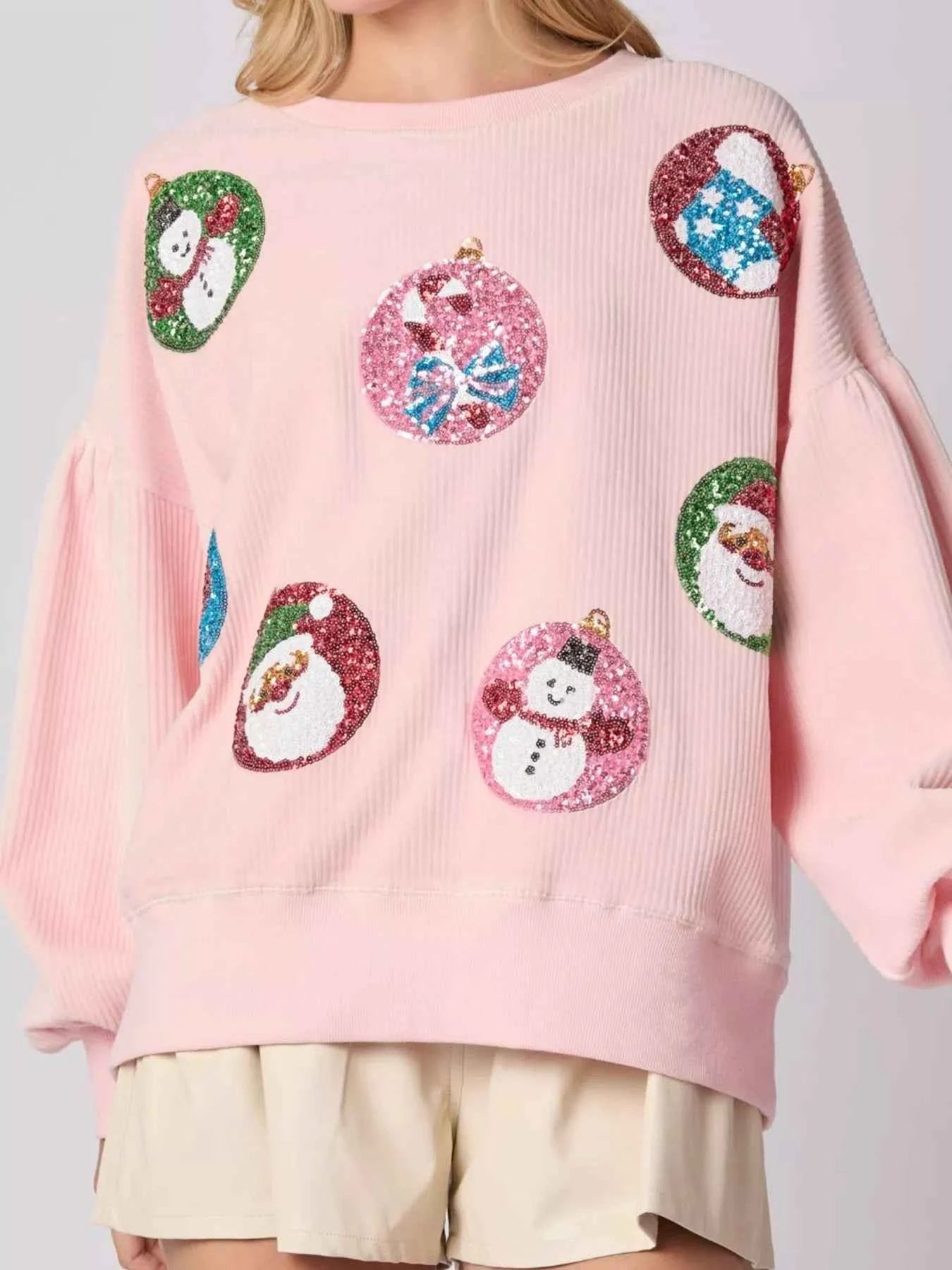 Christmas Sequin Embellished Sweatshirt 4c64e571-0f7c-4097-86c1-254f6bd9fbdd-Max-Origin