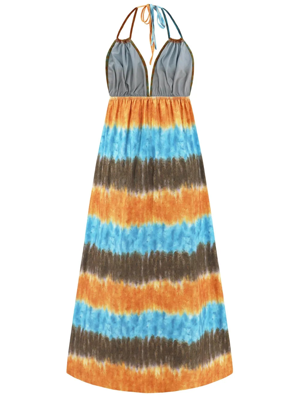 Tie-Dye Halter Neck Dress 4c67fd74-49a1-4ce2-ae87-d931068cf436-Max