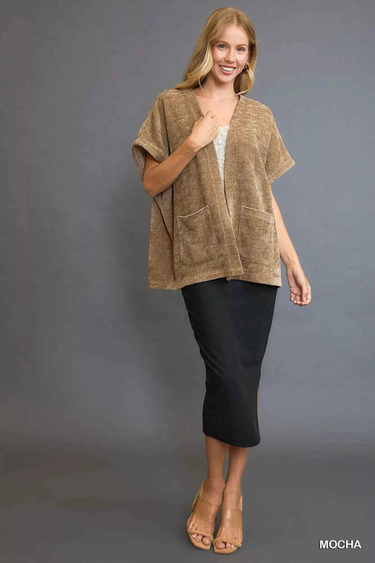 Open Front Knit Cardigan with Front Pockets 4c70c5d3-6be9-4514-9638-840178ef2b25-Max-Origin