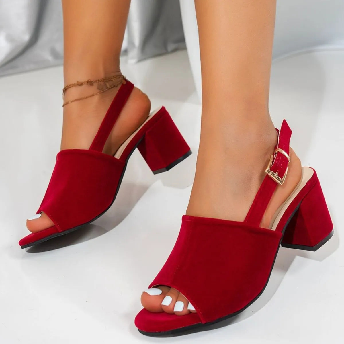 Peep Toe Block Heels Sandals 4c90f44e-9011-47f8-814c-9b53abe75058-Max-Origin
