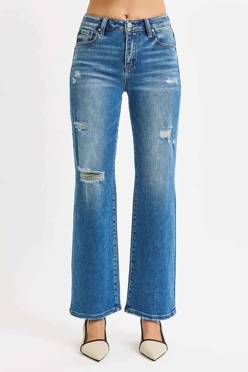 RISEN Full Size High Rise Ankle Straight Front Body Distressed Jeans Plus Size 4c9bcf17b85b4ca780d683083b4a18ea-Max-Origin