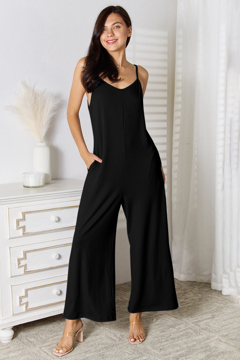 Basic Bae Full Size Spaghetti Strap V-Neck Jumpsuit 4caf6b60e71f4b8ead1602309d8514cf-Max