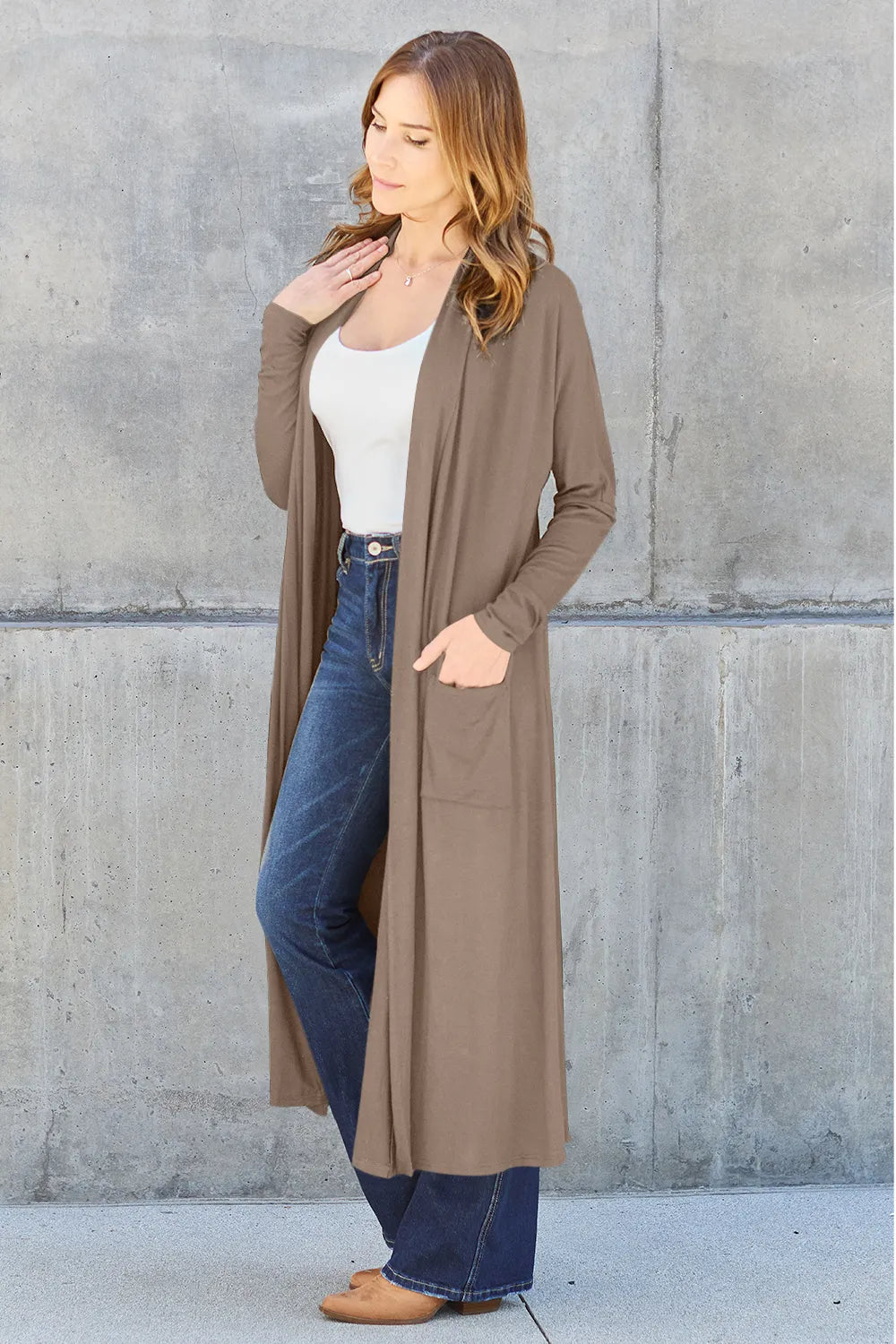Basic Bae Full Size Open Front Long Sleeve Cover Up 4cea7896-254f-4f3c-b71c-10abec938dee-Max