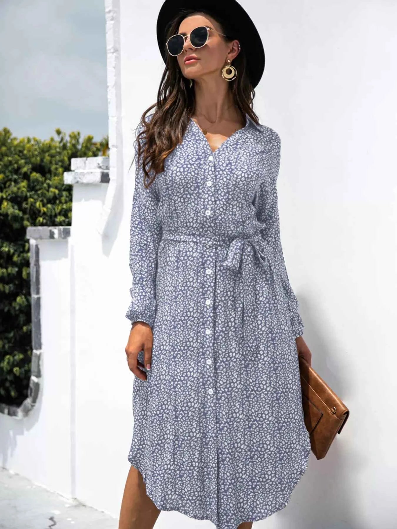 Button Down Printed Long Sleeve Shirt Dress 4cfb5487-33af-409d-8c33-9cc140b7dc44-Max-Origin