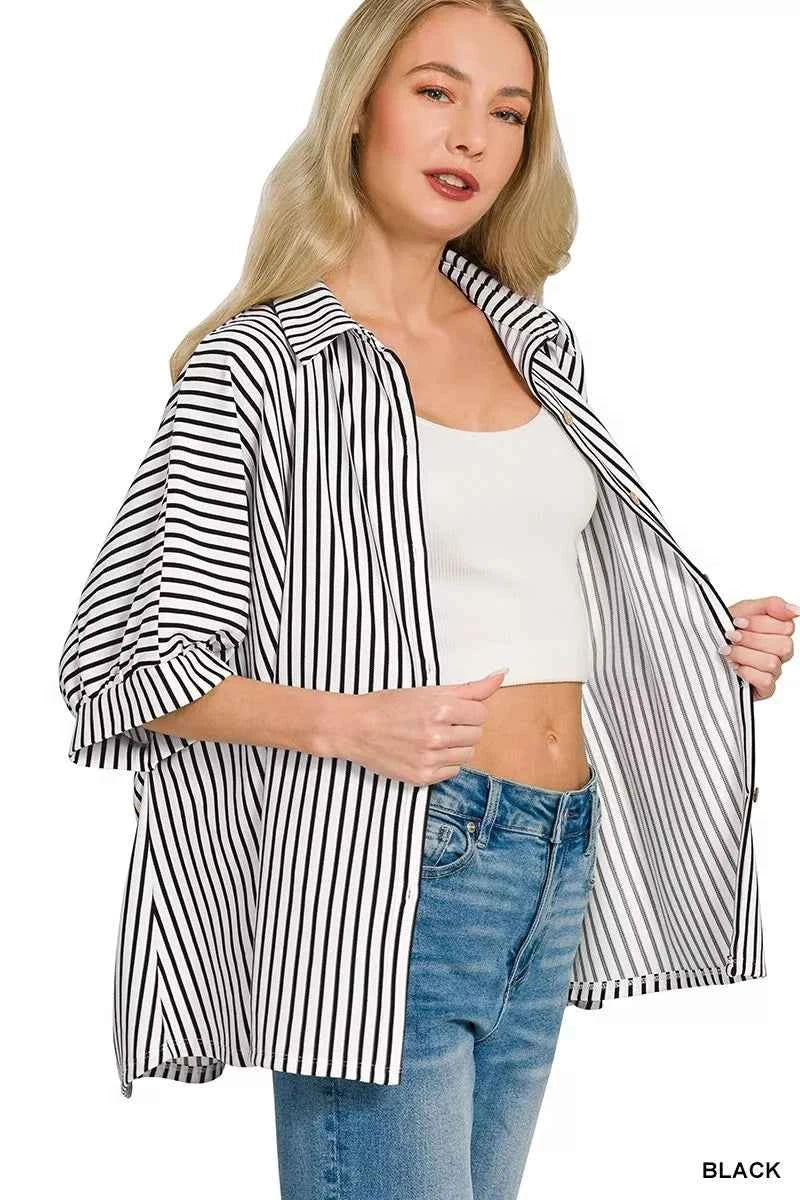 Zenana Oversized Stripe Button Down Shirt 4cfdb9000ad543bf853a152a235e8af7-Max-Origin