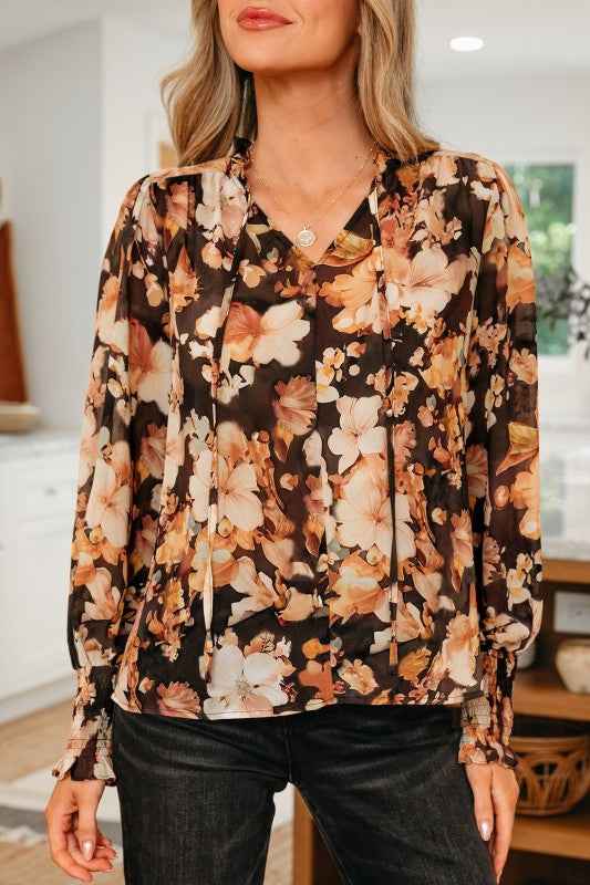Cali Puff Sleeve Breezy Blouse 4d080373-2994-4ac2-b111-b8f34c86f5a2