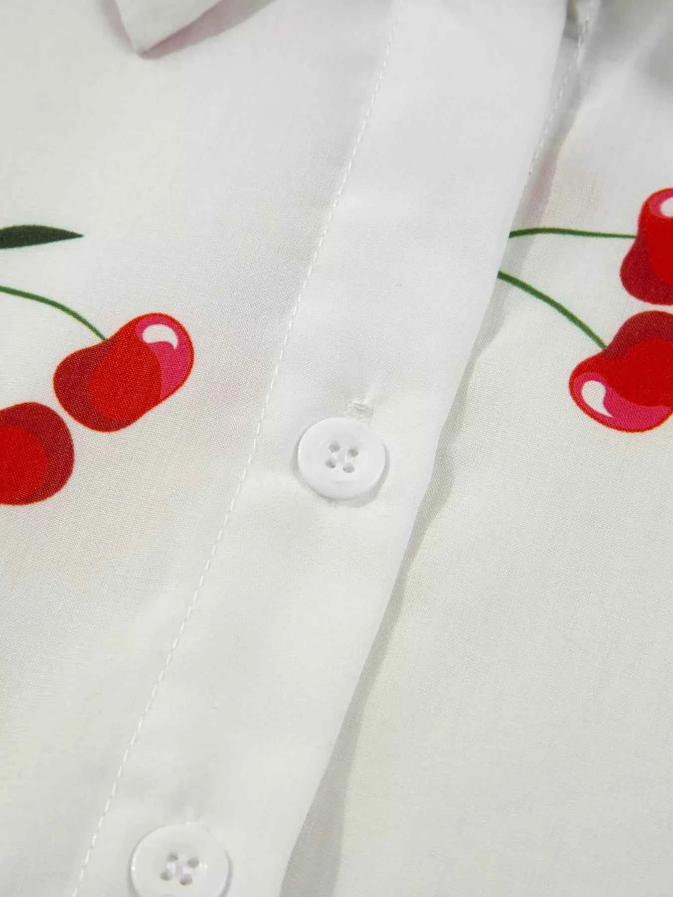 Cherry Print Flounce Sleeve Collared Frilled Babydoll Blouse 4d0c11111cc04c59b34dfcba867162ff-Max-Origin