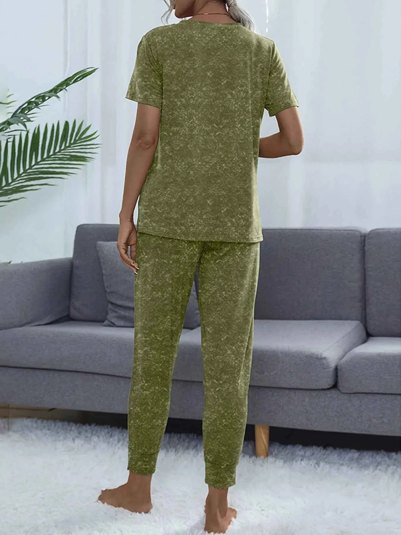 Round Neck Short Sleeve Top and Pants Lounge Set 4d1bd83dac3448f095dc5ea6af97d4c4-Max-Origin