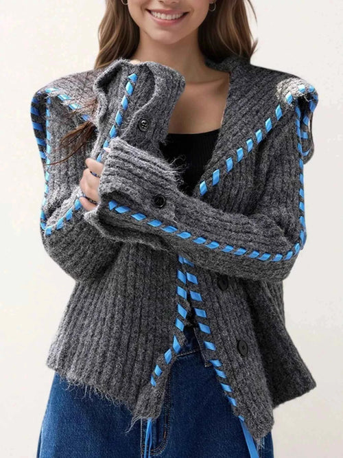 Ribbed Knit Open Front Cardigan 4d296c39-f486-4fce-8146-5edf7e1d8776-Max-Origin